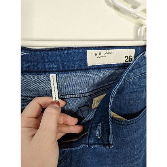 NWT rag & bone Dre Low Rise Slim Boyfriend Jeans - Picture 10 of 11